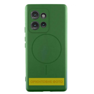 Чохол Накладка Lakshmi Full MagFit (AA) Motorola Edge 50 Neo Темно-зелена