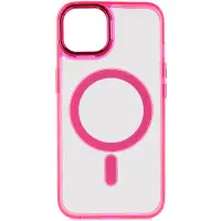 Чехол накладка Iris with MagSafe iPhone 13 Малиновая