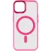 Чехол накладка Iris with MagSafe iPhone 13 Малиновая