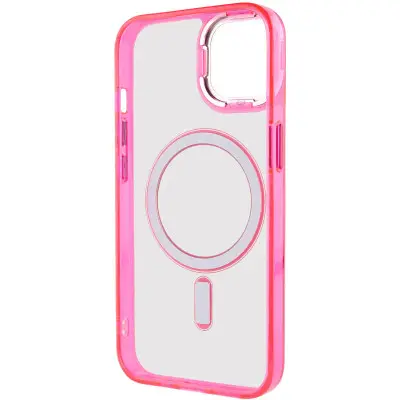 Чехол накладка Iris with MagSafe iPhone 13 Малиновая
