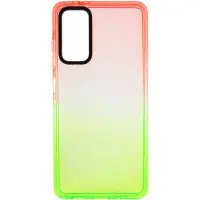 Чехол накладка Sunny Gradient Samsung G780 (S20 FE) Розовый/Салатовый
