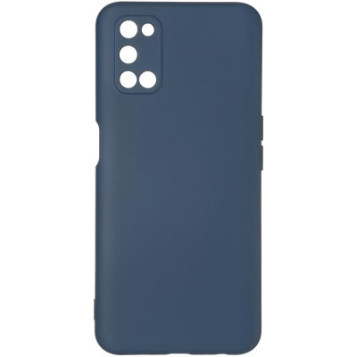 Чехол накладка Full Soft OPPO A52/A72/A92 Темно-Синя