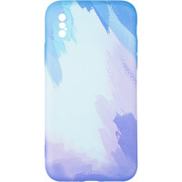 Чохол накладка Watercolor iPhone X Синя Чохол накладка Watercolor iPhone X Синя