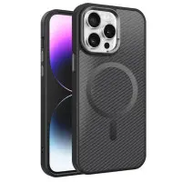 Чехол Накладка Carbon Mirage MagSafe iPhone 16 Pro Max Черная