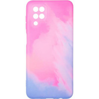 Чехол накладка Watercolor Samsung A125 (A12)/M127 (M12) Розовая Чехол накладка Watercolor Samsung A125 (A12)/M127 (M12) Розовая