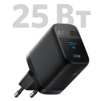 Сетевое зарядное устройство Anker 25W USB-C Black, Черный Сетевое зарядное устройство Anker 25W USB-C Black, Черный