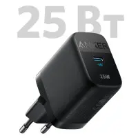 Сетевое зарядное устройство Anker 25W USB-C Black, Черный Сетевое зарядное устройство Anker 25W USB-C Black, Черный