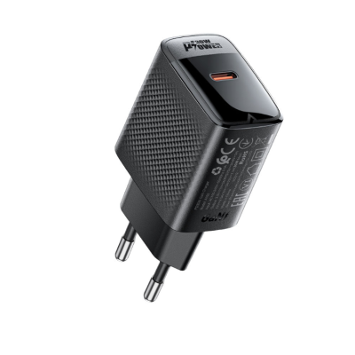 Сетевое зарядное устройство Acefast A102 30W USB-C Чорний Сетевое зарядное устройство Acefast A102 30W USB-C Чорний