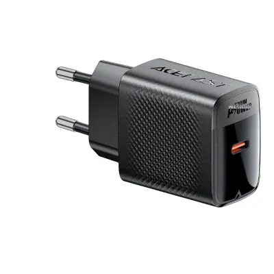 Мережевий зарядний пристрій Acefast A102 30W USB-C Чорний