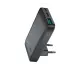 Мережевий зарядний пристрій ACEFAST A100 GaN PD65W 2USB-C+USB-A Чорний