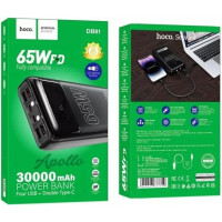 УМБ Hoco DB81 65W 30000mAh Чорний УМБ Hoco DB81 65W 30000mAh Чорний