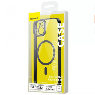 Чохол накладка Baseus Glitter Magnetic iPhone 14 Pro Max Чорна