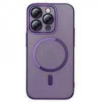 Чехол накладка Baseus Glitter Magnetic iPhone 14 Pro Фіолетова