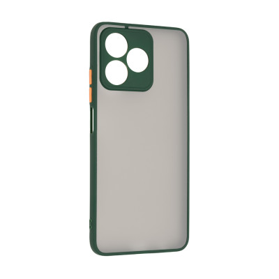 Чехол накладка Frosted Matte Realme C51/C53 Темно-зеленая