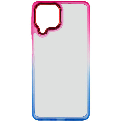 Чехол накладка Fresh sip Samsung M336 (M33) Синий/ Розовый