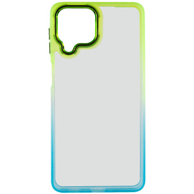 Чехол накладка Fresh sip Samsung M336 (M33) Бирюзовый/ Лимонный