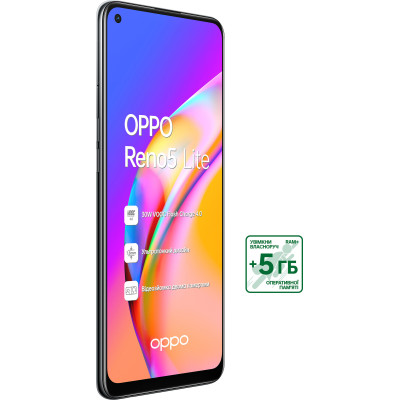 Смартфон OPPO Reno5 Lite 8/128GB Black, черный