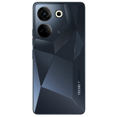 Смартфон TECNO CAMON 20 Pro CK7n 8/256 Predawn Black, чорний