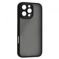 Чехол накладка Rock Guard iPhone 16 Pro Max Черная (Antidrop Lens)