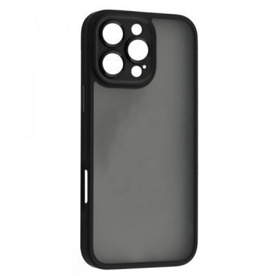 Чехол накладка Rock Guard iPhone 16 Pro Max Черная (Antidrop Lens)