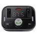 FM Трансмітер Baseus S-09 Pro 18W (USB/PD) Cluster Black, Чорний