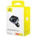 FM Трансмітер Baseus S-09 Pro 18W (USB/PD) Cluster Black, Чорний
