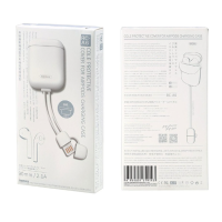 Чохол + кабель Remax для Airpods 2.1A Білий