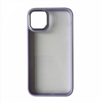 Чехол накладка Crystal Guard iPhone 13 Pro Max Сиреневая