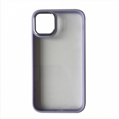 Чехол накладка Crystal Guard iPhone 13 Pro Max Сиреневая