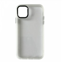 Чехол накладка Crystal Guard iPhone 13 Pro Max Черная/Белая