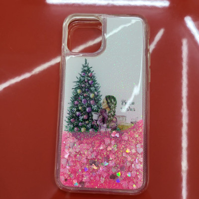 Чохол накладка Girls Chrismas Aqua iPhone 11 Pro №4 Теплі Побажання Рожева