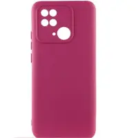 Чехол накладка Lakshmi Full Xiaomi Redmi 10C/Poco C40 Бордовая