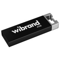 Флеш пам'ять USB 4Gb Wibrand Chameleon USB 2.0 Чорна