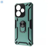 Чехол накладка WAVE Power Magnetic Xiaomi Redmi 13 4G Темно Зеленая