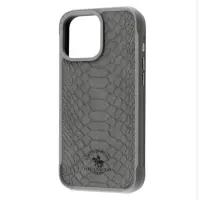 Чехол накладка Polo Knight iPhone 16 Pro Серая (Titanium Grey)