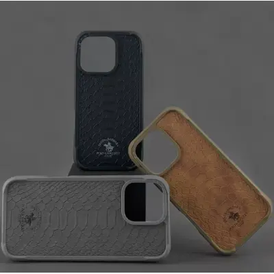 Чехол накладка Polo Knight iPhone 16 Pro Серая (Titanium Grey)