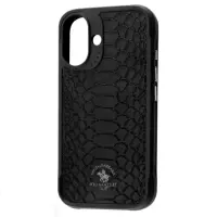 Чехол накладка Polo Knight iPhone 16 Черная