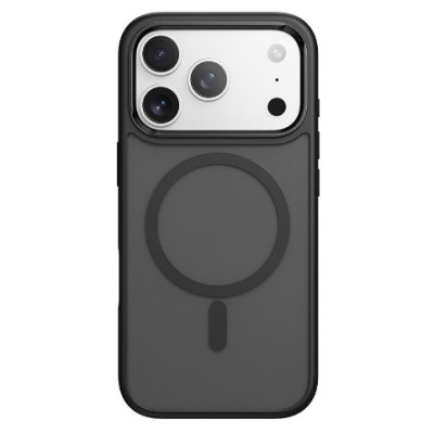 Чохол Накладка Rock Guard MagSafe iPhone 17 Pro Max Чорна (Metal Lens Frame)