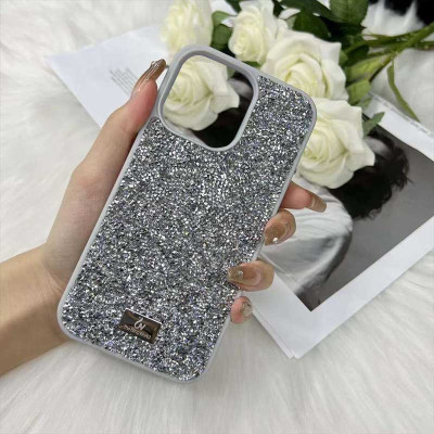 Чохол накладка Bling World Rock iPhone 14 Срібна