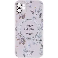 Чехол накладка Secret Garden with MagSafe iPhone 11 Белая