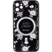 Чехол накладка Secret Garden with MagSafe iPhone 11 Черная