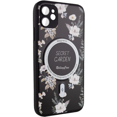Чехол накладка Secret Garden with MagSafe iPhone 11 Черная