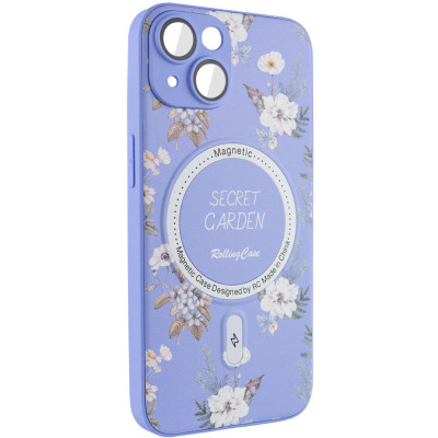 Чехол накладка Secret Garden with MagSafe iPhone 14 Сирень