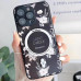 Чехол накладка Secret Garden with MagSafe iPhone 14 Pro Черная