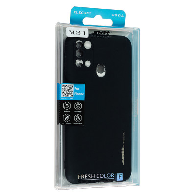 Чехол накладка SMTT cheap Samsung M315 (M31) Черная