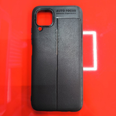 Чехол накладка Имитация Кожа Huawei P40 Lite Черная