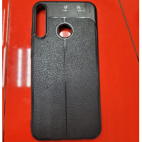 Чехол накладка Имитация Кожа Huawei P40 Lite E Черная Чехол накладка Имитация Кожа Huawei P40 Lite E Черная