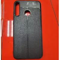 Чехол накладка Имитация Кожа Huawei P40 Lite E Черная