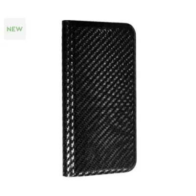 Чехол-книжка Carbon Xiaomi Note 14 Pro Черная