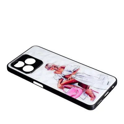 Чехол накладка Prisma Ladies Realme C53 Pink Bag